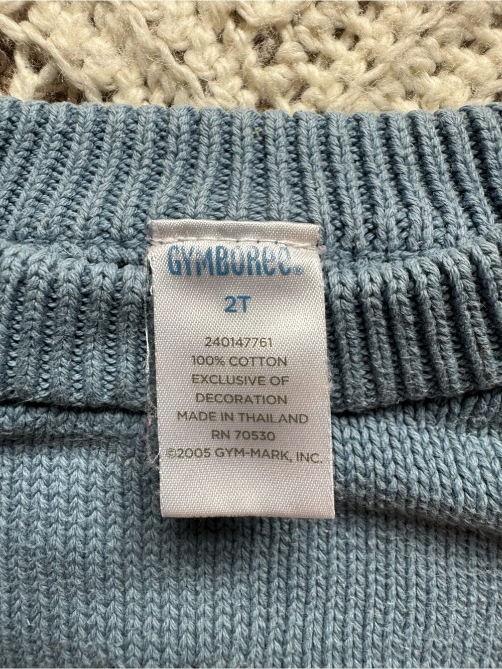 Vintage Gymboree 2T Boy Knit Sweaters 2005 Construction & Winter 3D Details